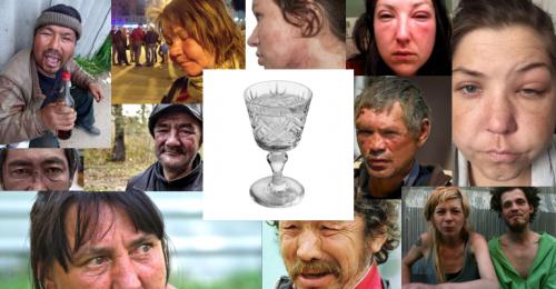 Как восстановить кожу лица после длительного употребления алкоголя. Лицо алкоголика: признаки