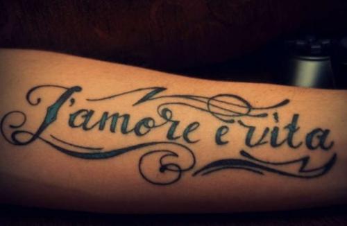 Тату Надпись для мужчин. Татуировка с надписью для мужчины