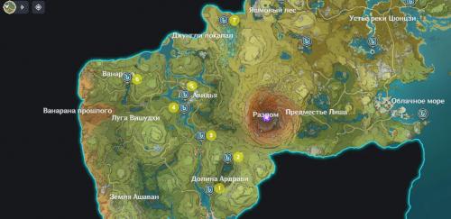 Места для рыбалки геншин Сумеру. Все места для рыбалки Сумеру в Genshin Impact: где найти рыбу