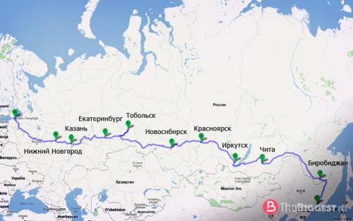 Самая длинная железная дорога в европе. Самые длинные железные дороги мира