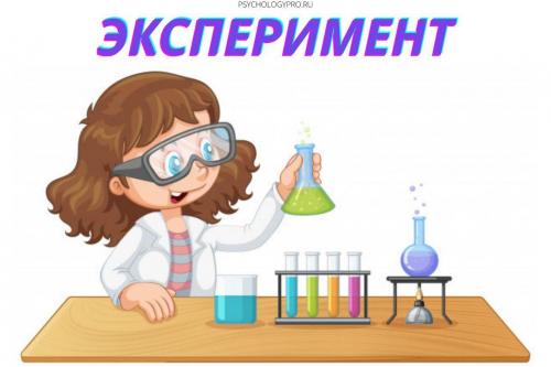 Научный эксперимент пример. Эксперимент