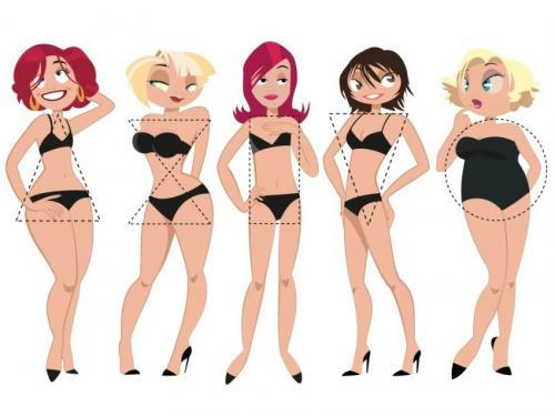 Самая красивая фигура женская. Пять видов женской фигуры 01
