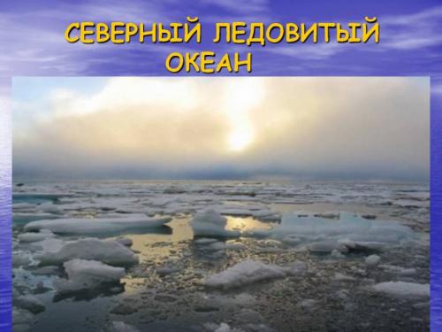 30 фактов об океане. Северный Ледовитый океан 03