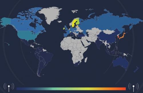 Самая низкая скорость интернета. Скорость доступа в интернет в разных странах мира